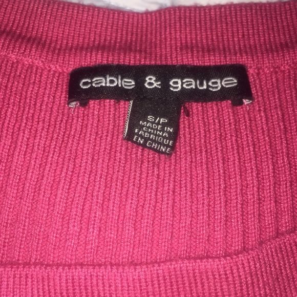 Cable & gauge,women sweater size S/P - Picture 5 of 5